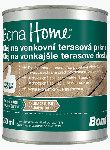 Bona Home Olej na venkovní terasová prkna 750ml