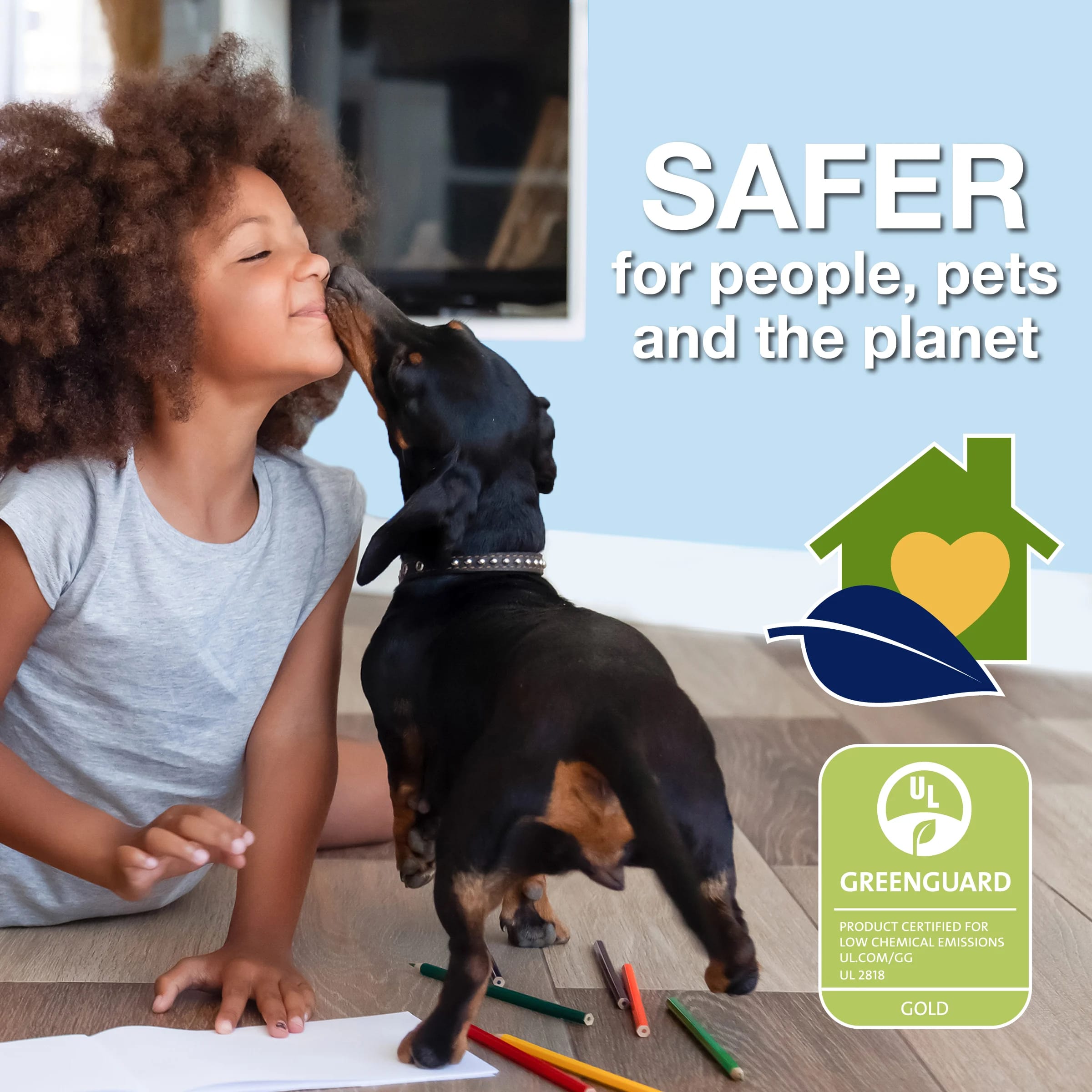 Spray mop bottle hard surface safer for people and pets