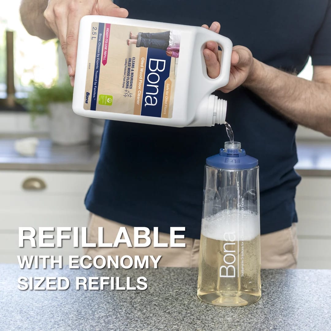 Oil spray mop bottle refillable