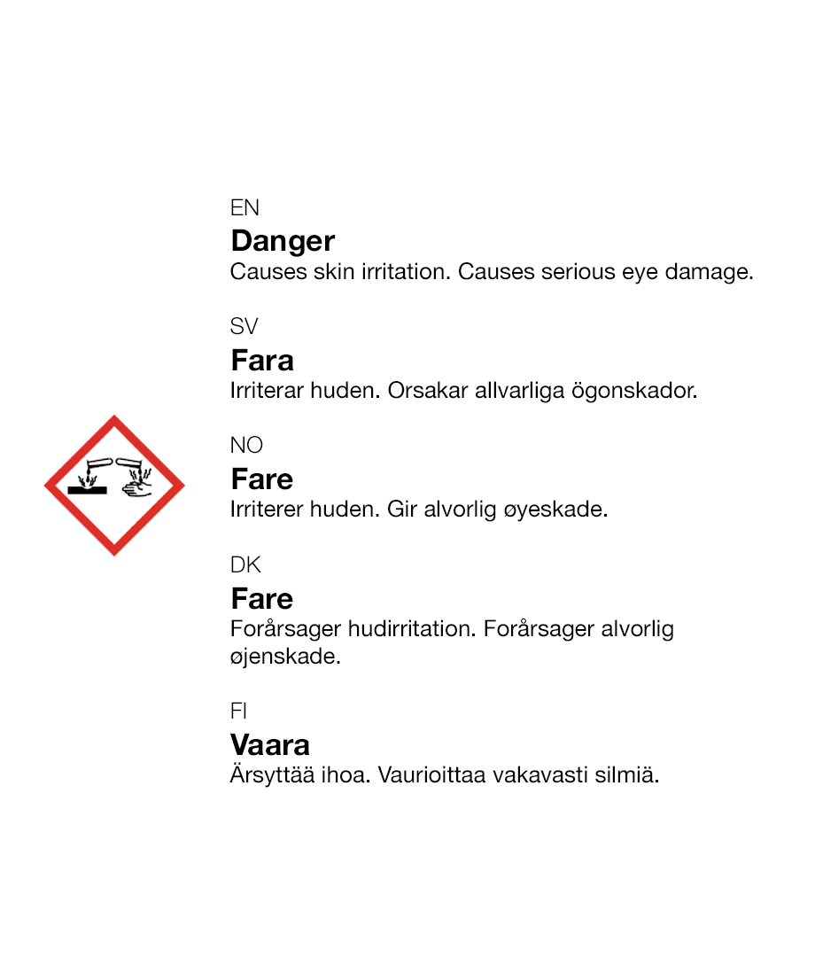Warning text decking reviver