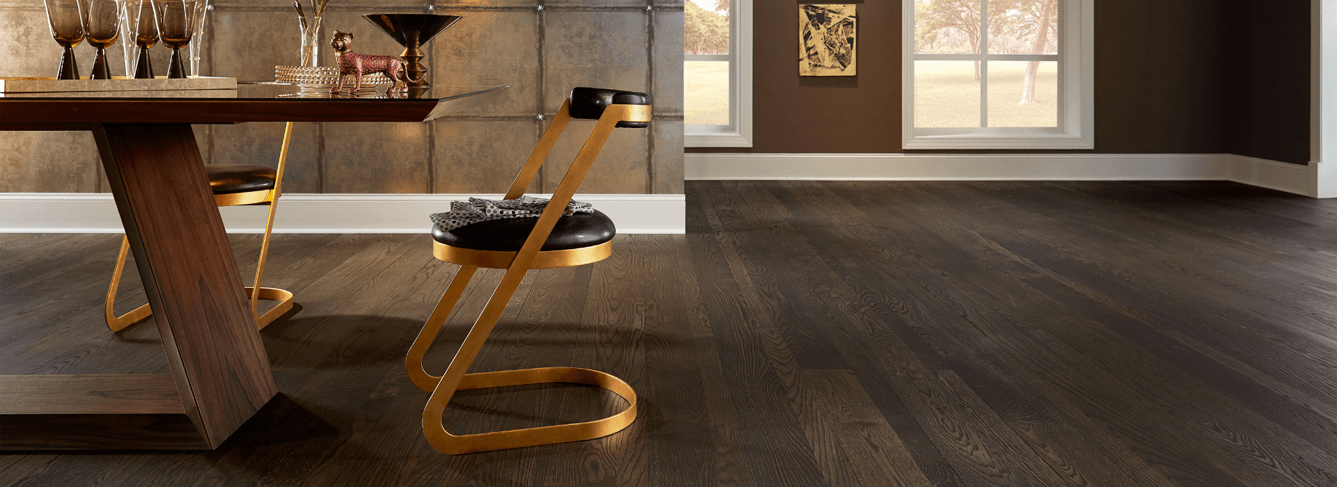 hardwood floor beauty shot