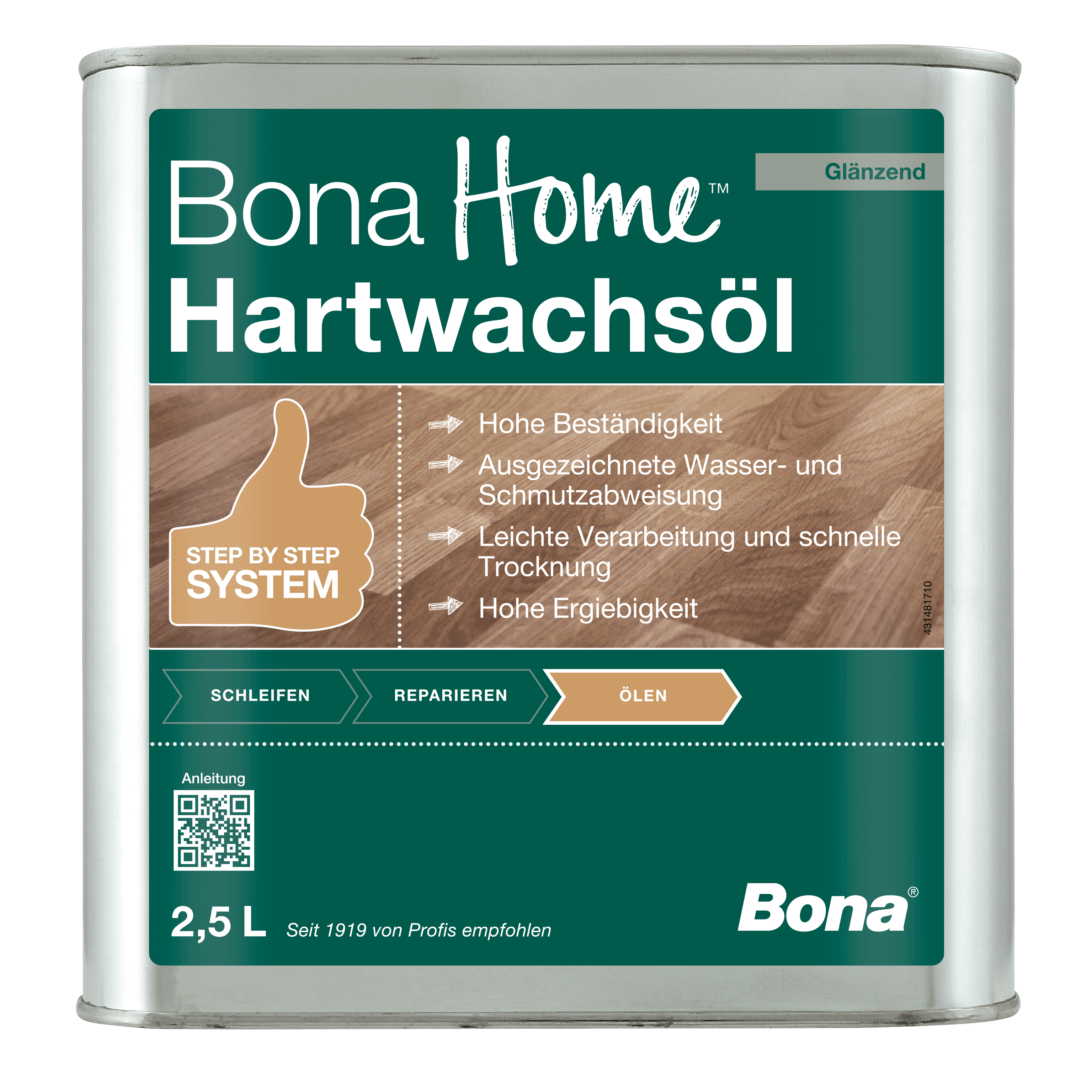 Bona Hartwachsöl glänzend 2x2,5L