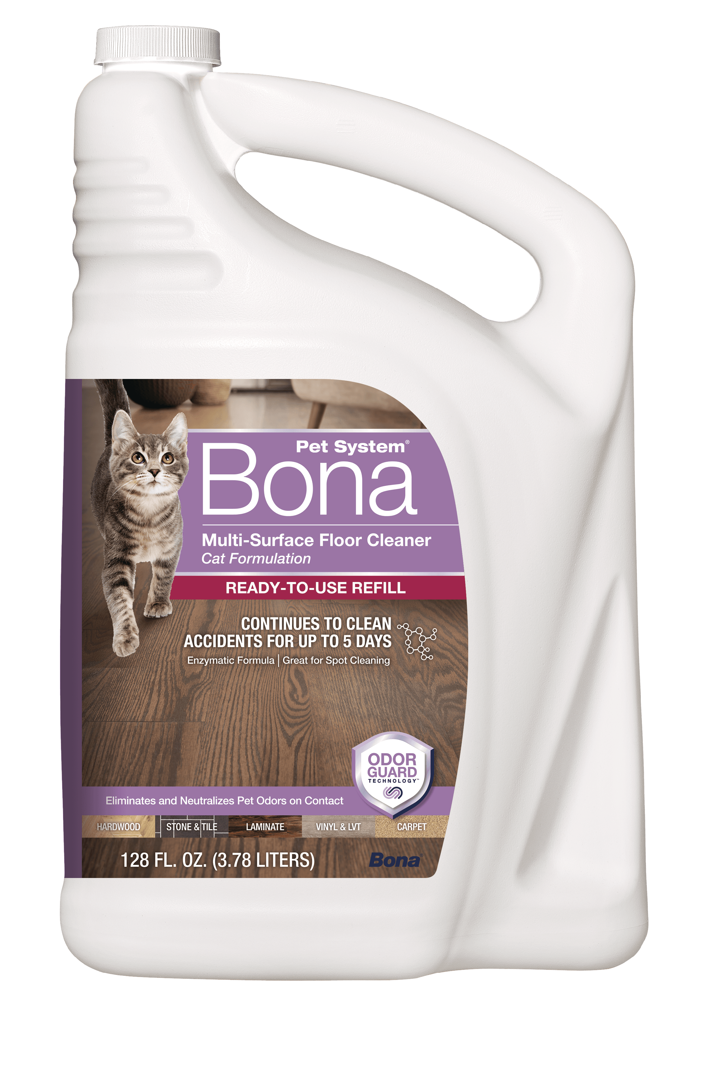 BonaPetSystem MSFloorCatEnz 128 WM863018001 FRONT