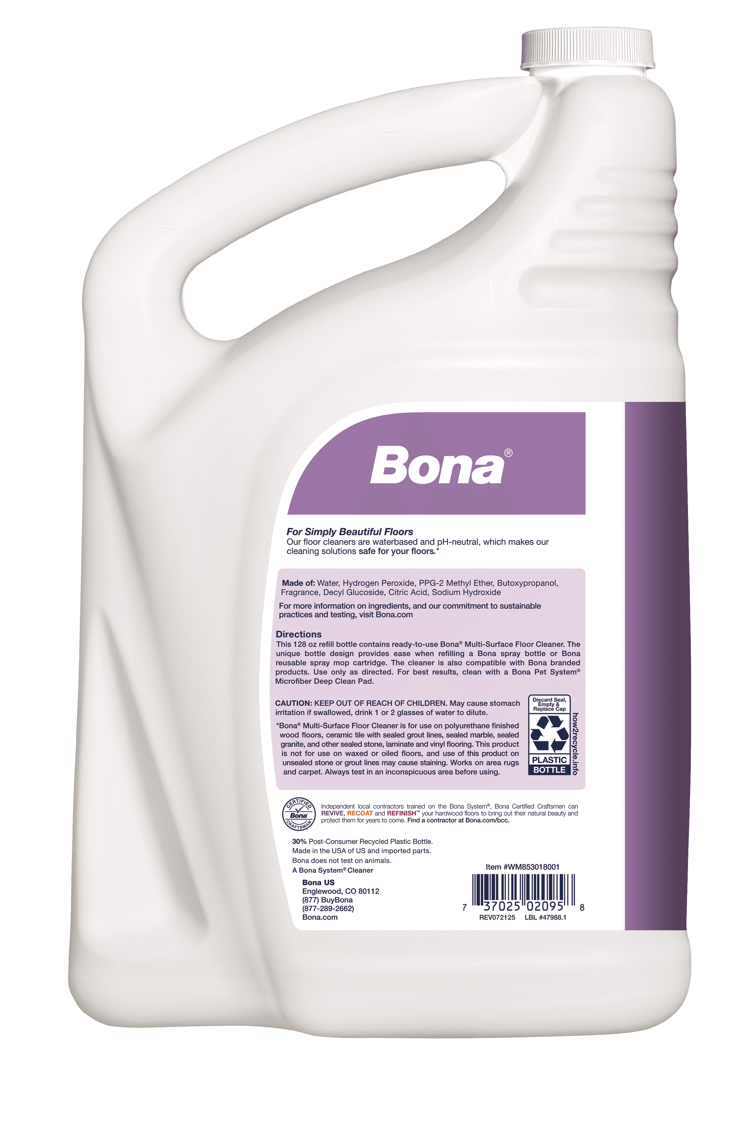 BonaPetSystem MSFloorDogOxy 128 WM853018001 BACK