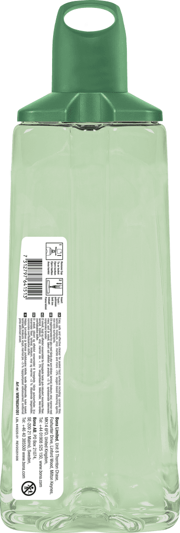 Bona Hard-Surface Floor Cleaner BioBased 1050 ml Cartridge WM760341051 ML1 Back