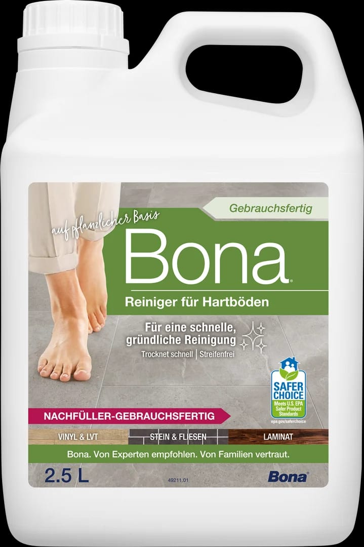 Bona Hard-Surface Floor Cleaner BioBased 2.5L WM740215025 DE Front