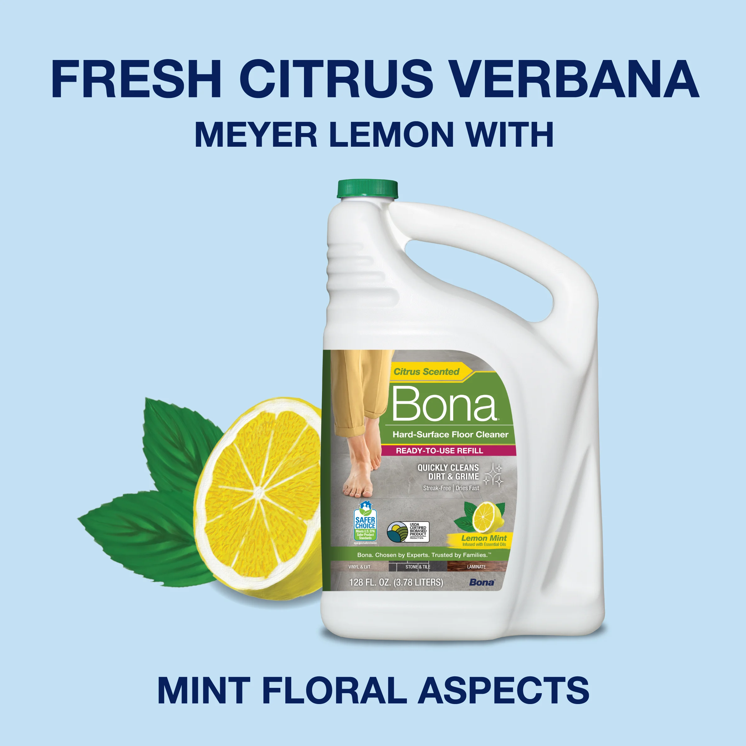 HS Lemon Mint Floor Cleaner Refill-WM700018200-Scent-Text