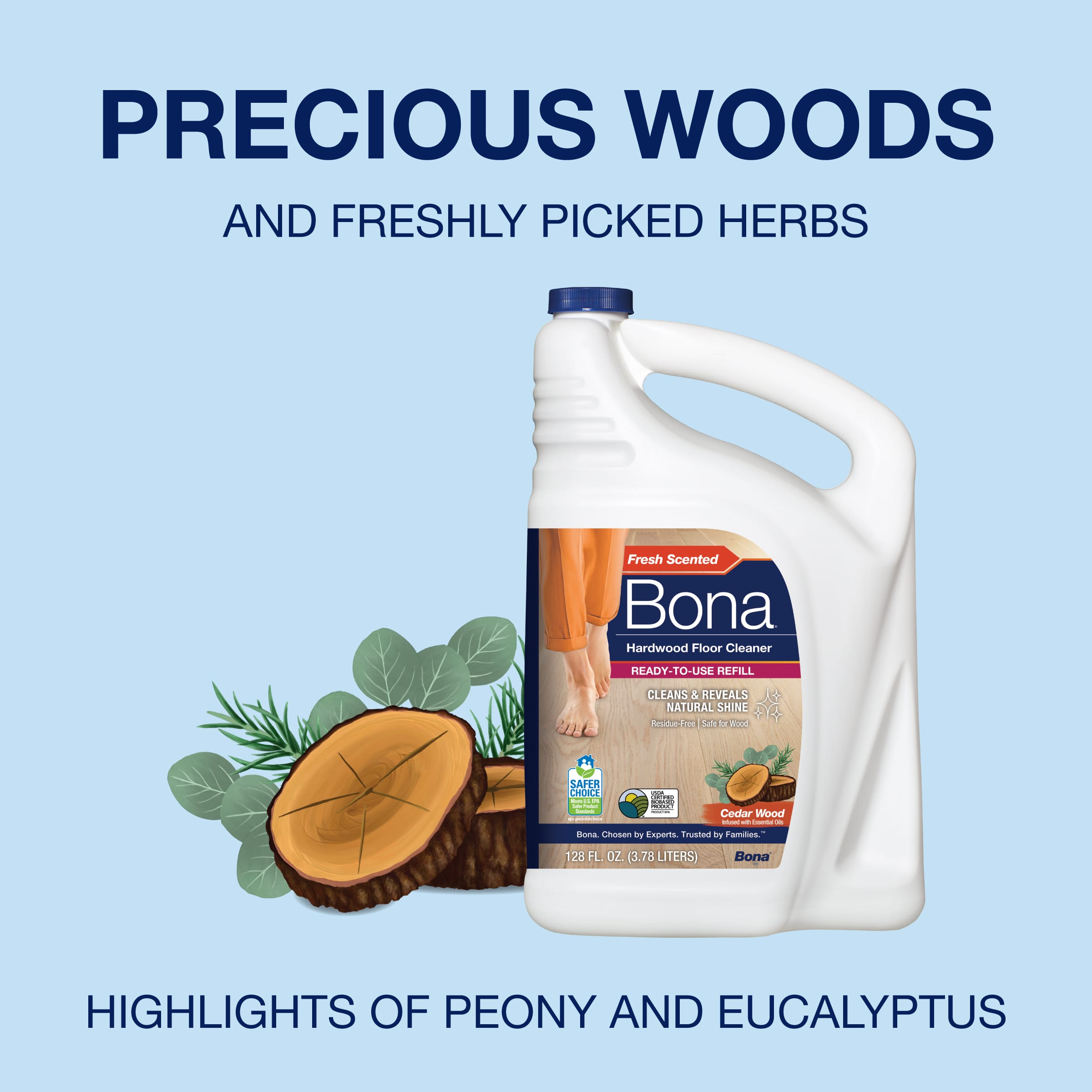 HW Cedar Wood Floor Cleaner Refill-WM700018199-Scent-Text