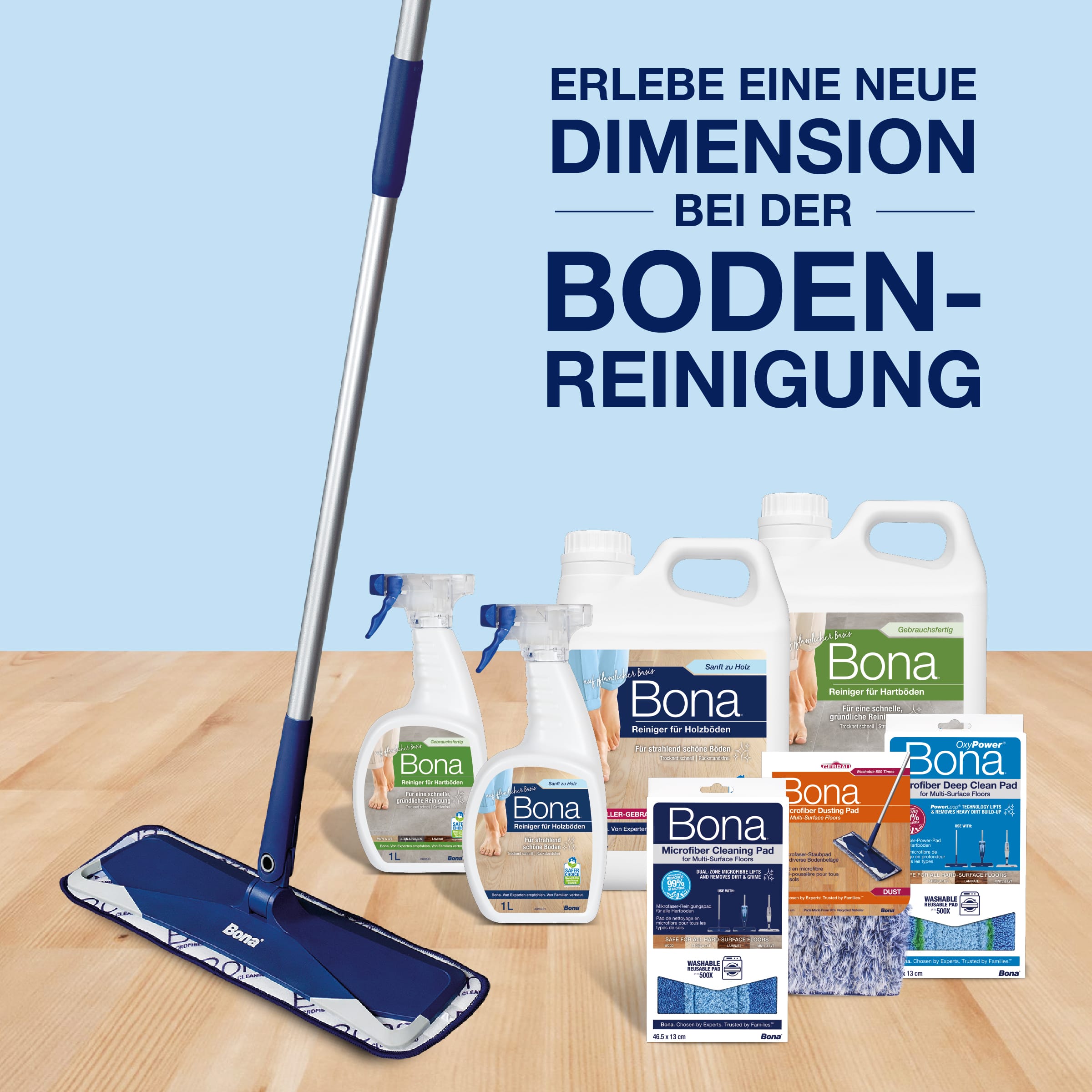 Premium Microfibre Mop-Carousel Complete-EMEA D