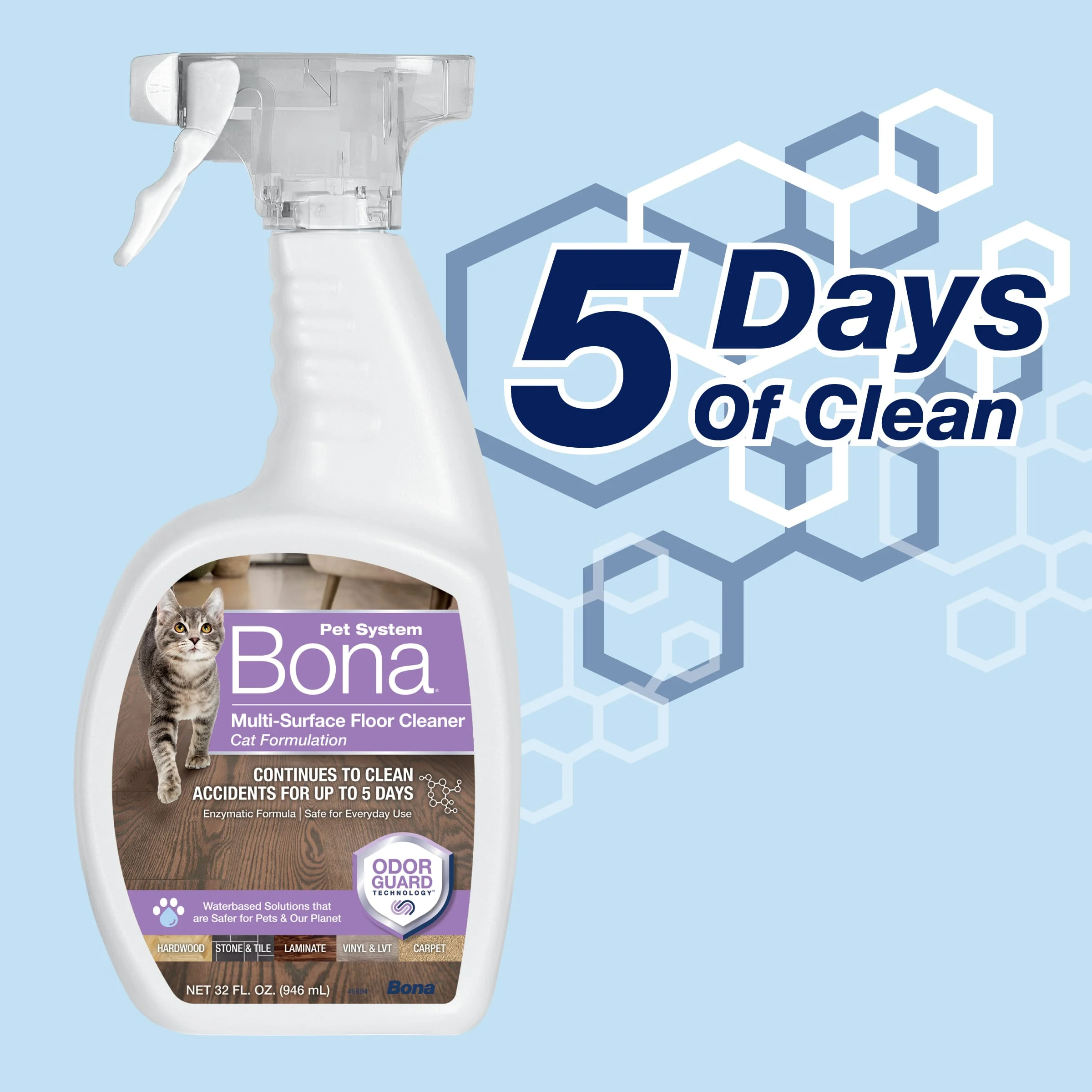 BonaPetSystem MSFloorEnz 5 Days Clean
