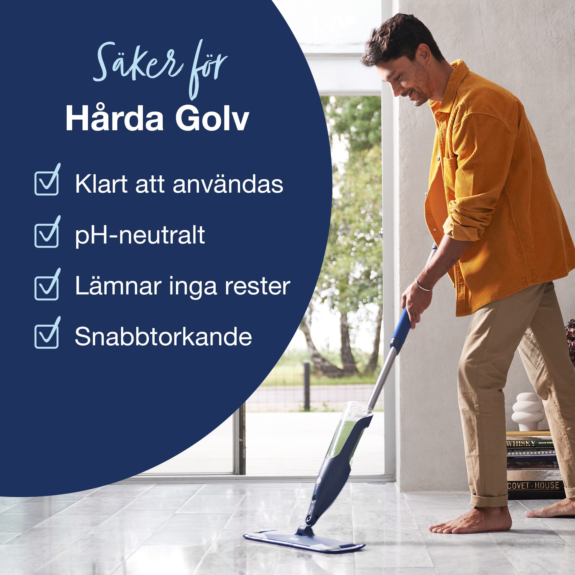 SE - Hard-Surface Floor Cleaner Refill Lemon Mint 4L - Carousel 3