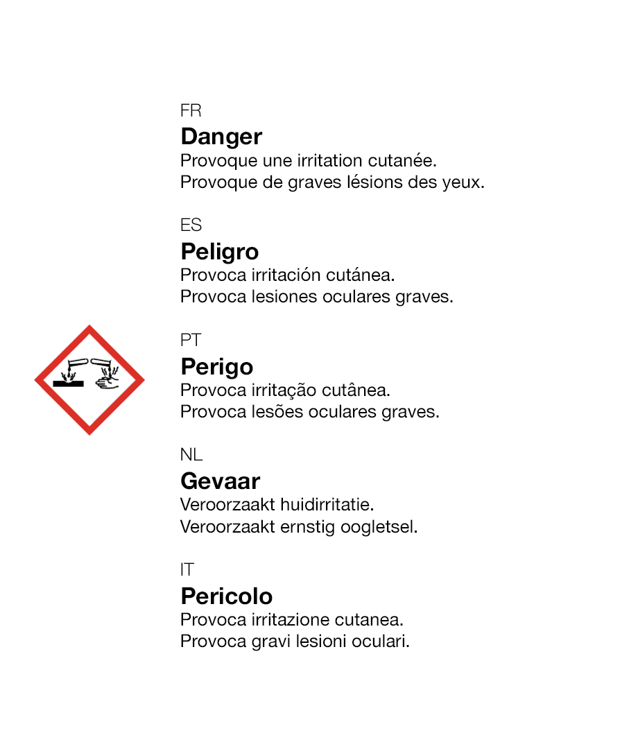 Decking Reviver - Warning text