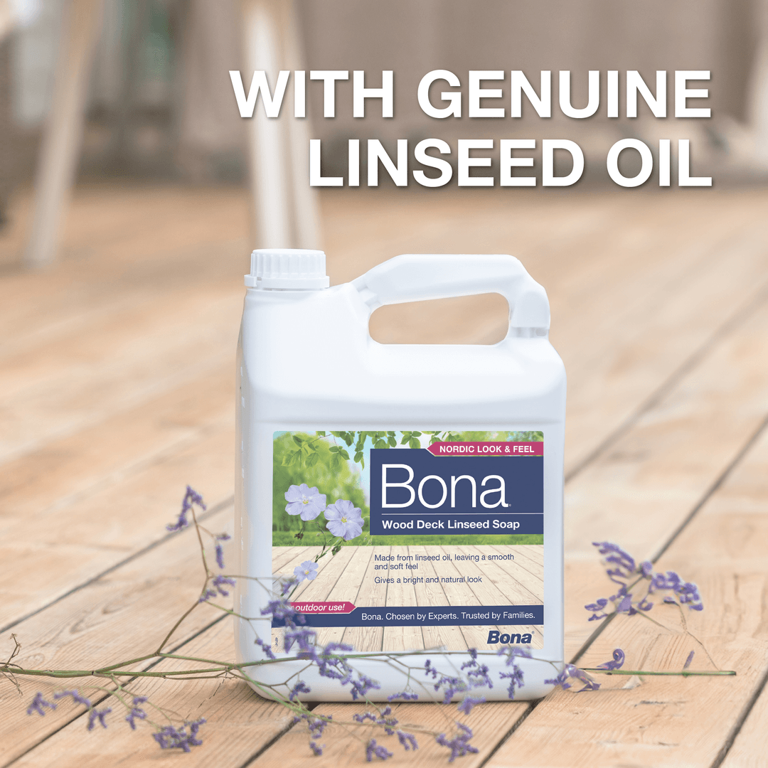 With Genuine Linseed Oil Text