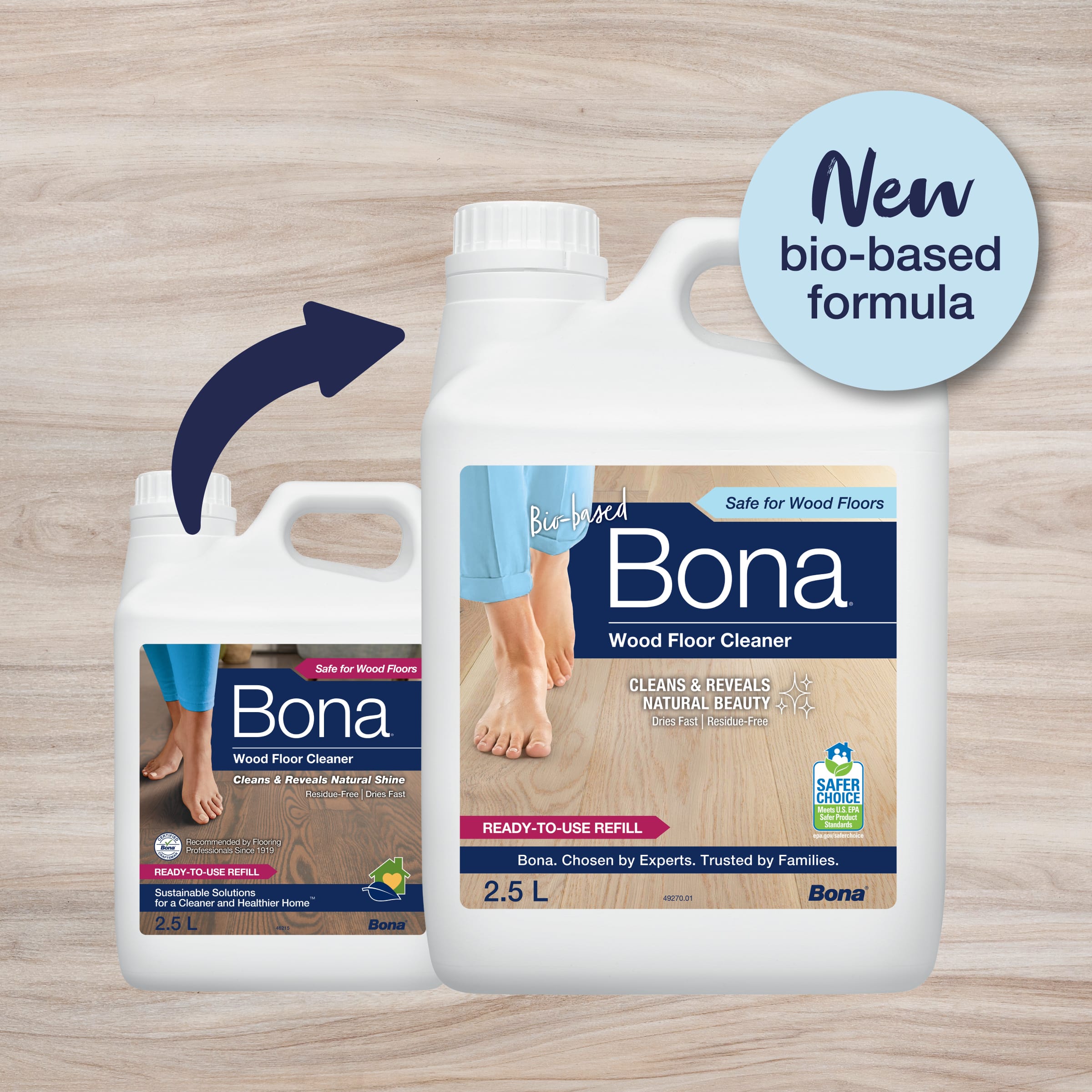 EN - Wood Floor Cleaner Refill 2.5L - Old-New