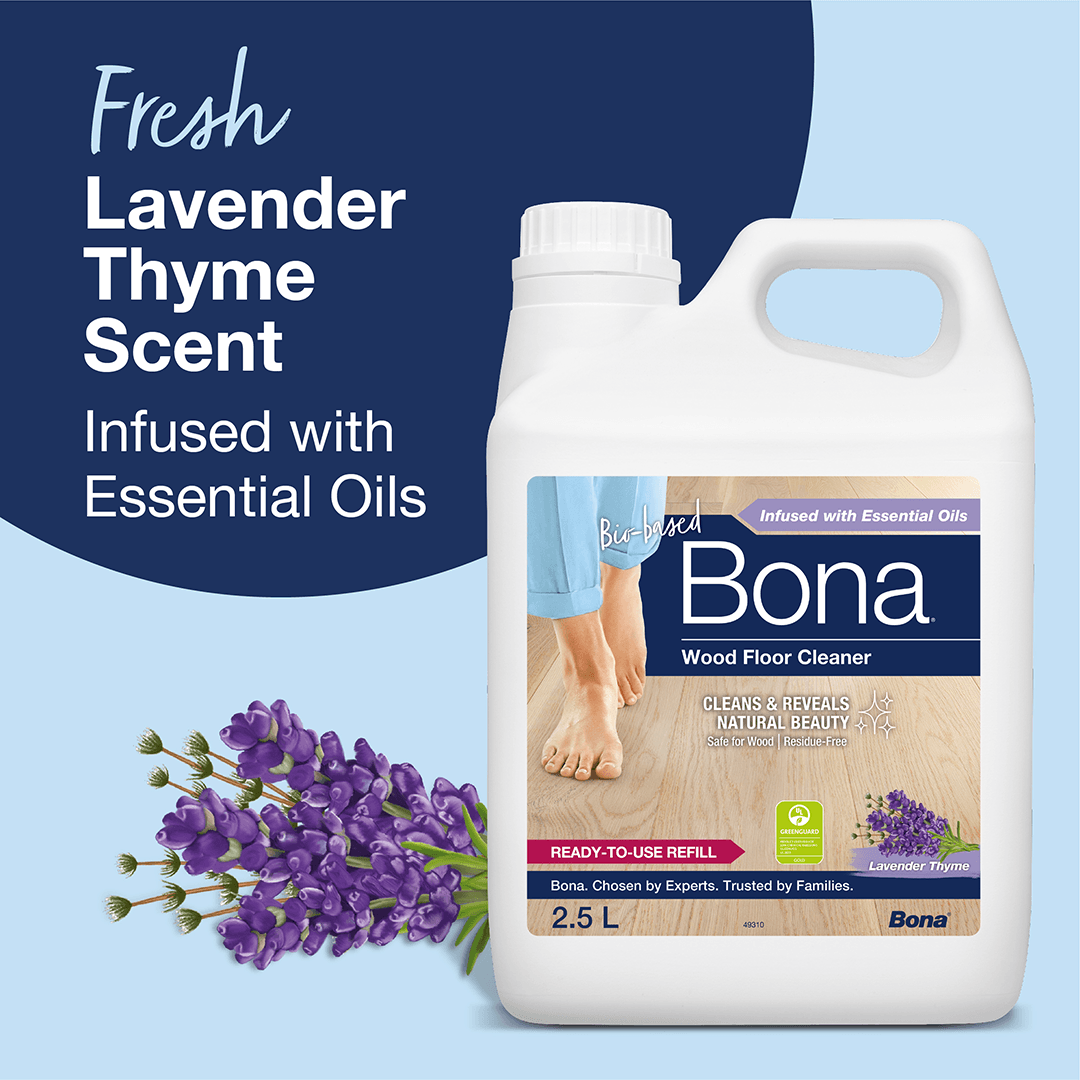 EN - Wood Floor Cleaner Refill Lavender Thyme 2,5L - Carousel 1