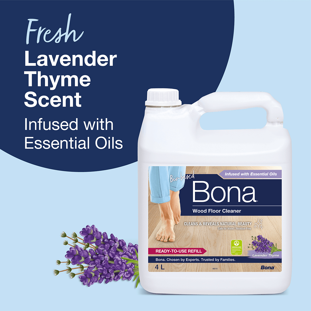 EN - Wood Floor Cleaner Refill Lavender Thyme 4L - Carousel 1