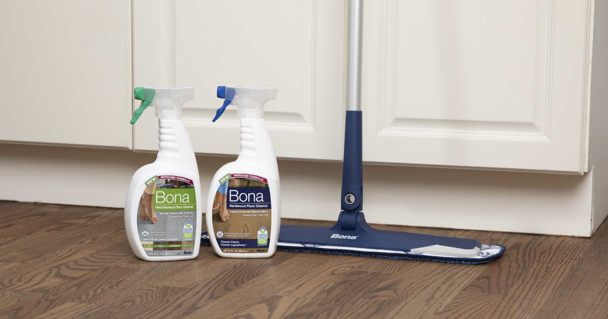 Bona Hardwood Floor Cleaner Refill - 128 fl oz - Unscented - Refill for  Bona Spray Mops and Spray Bottles - Residue-Free Floor Cleaning Solution  for