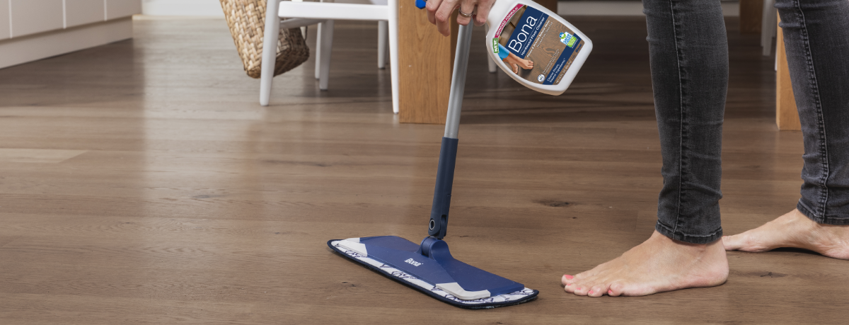 CLEANHOME Dust Mop for Floor Cleaning Microfiber Professional Dry & Wet  Flat Mops for Tile Floors with a Extra Chenille Refill Mopping Pad for