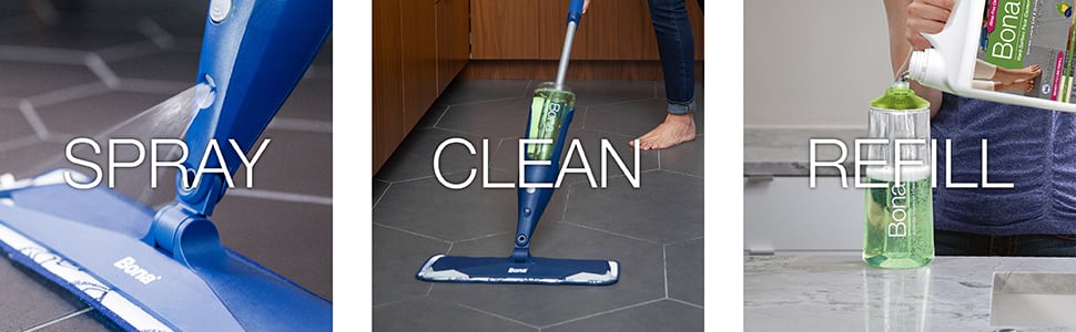 Tallin Multicolor Spray Mop For Kitchen Floor Cleaning, Size: Standard