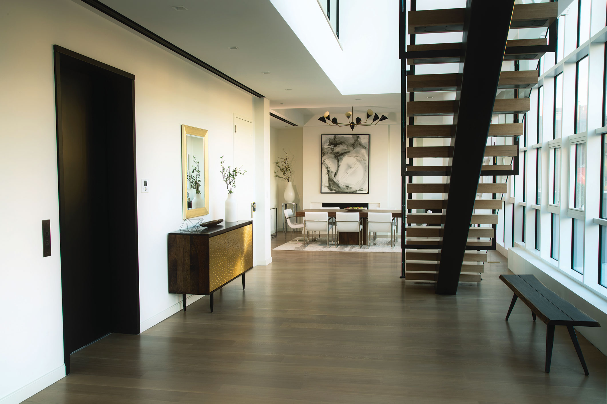 View of NYC Luxury Loft