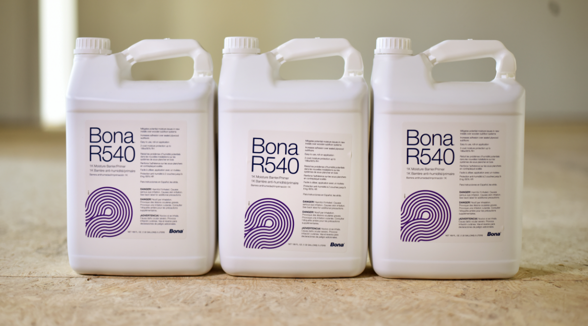 Moisture Mitigation with Bona R540