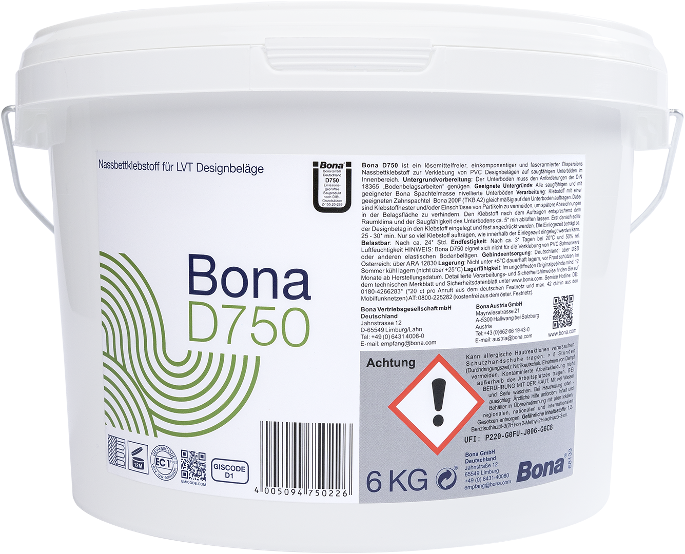 Bona D750 6 kg