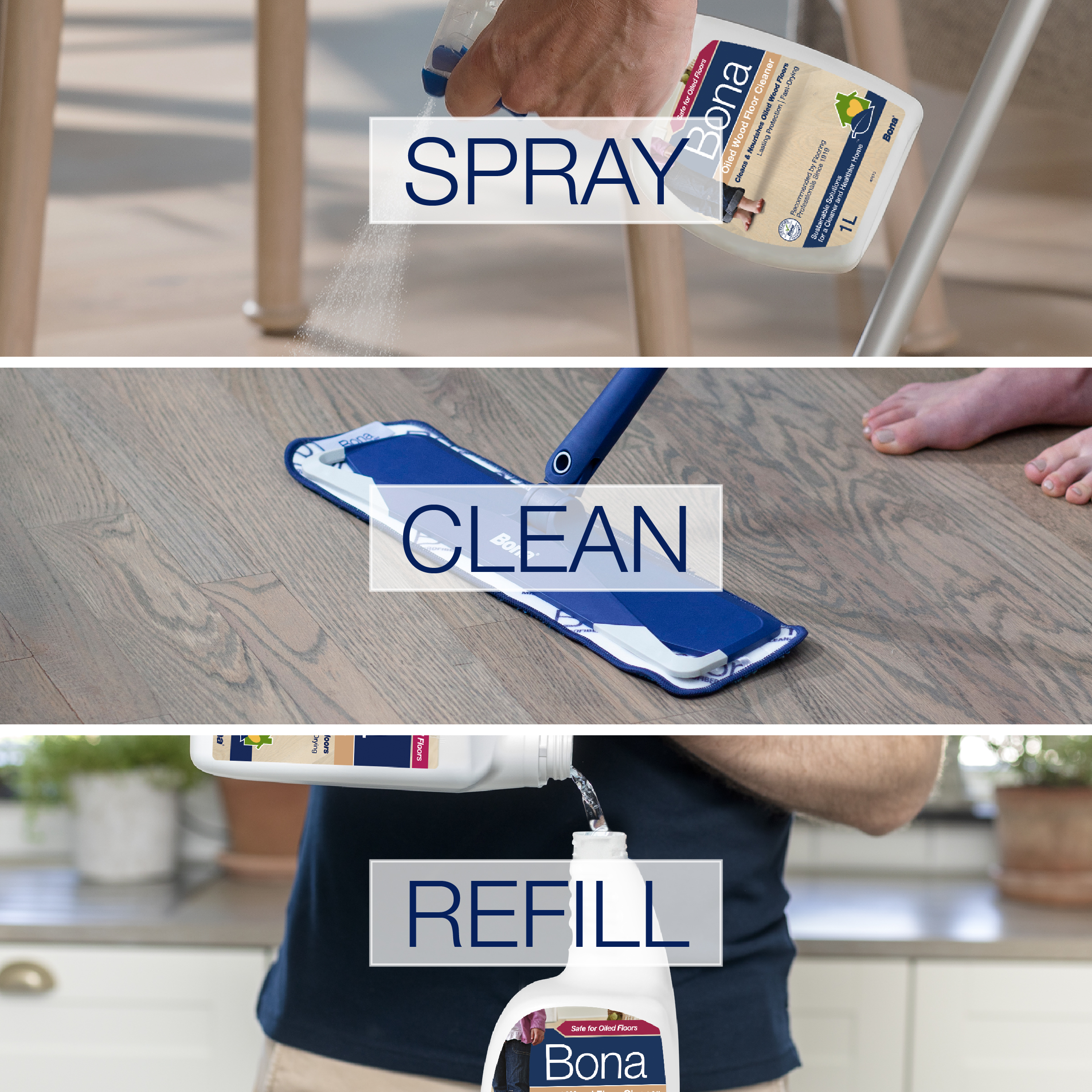 Bona Oiled Wood Floor Cleaner (WM700113001)