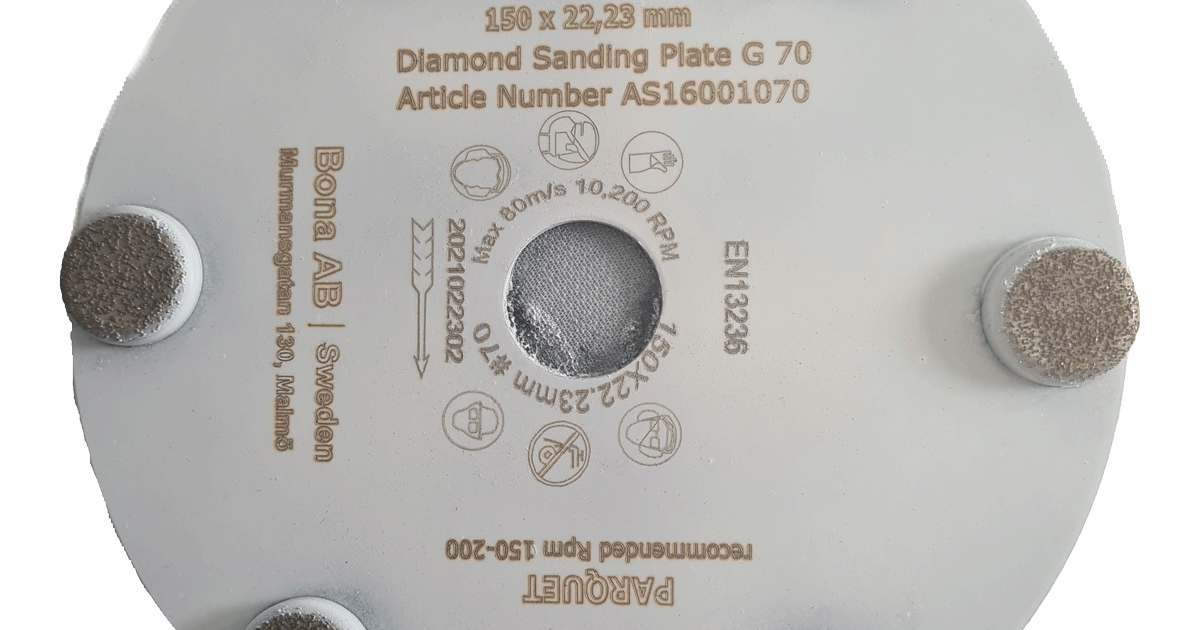 Diamond sanding plate (AS16001070)