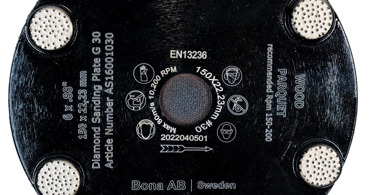 BONA Disque abrasif Céramique BONA 150 mm non perforé Abrasif