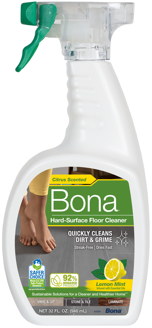 Bona Hard-Surface Floor Cleaner, Lemon Mint Scent (WM700051224) 