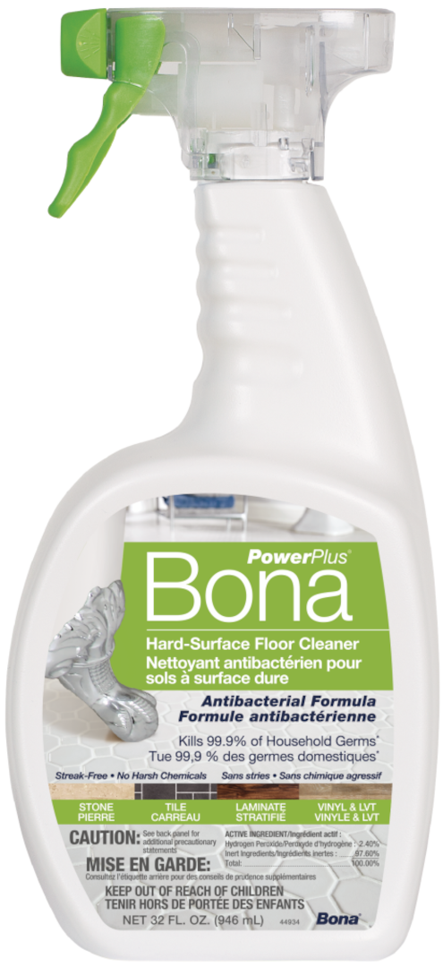 Bona Powerplus Antibacterial Hard, Bona Stone Tile 038 Laminate Floor Polish 32 Oz