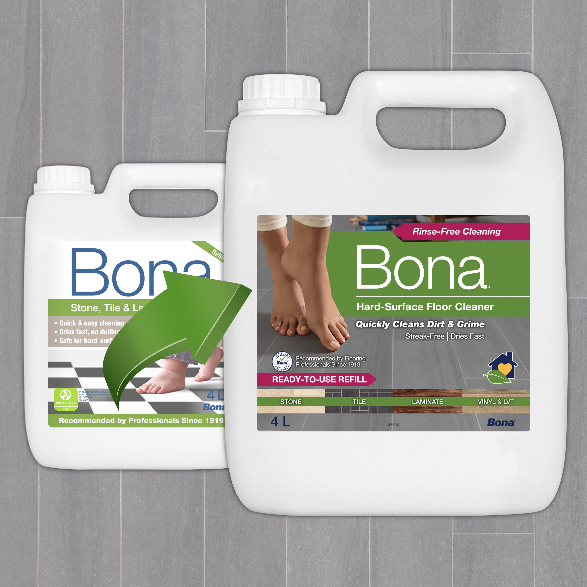 Bona HardSurface Floor Cleaner Refill 4L (WM740219021)