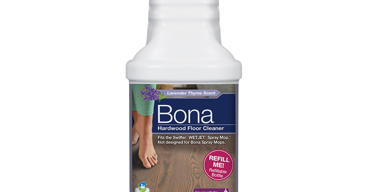 Bona Hardwood Floor Cleaner for use with Swiffer® WETJET® Spray Mop