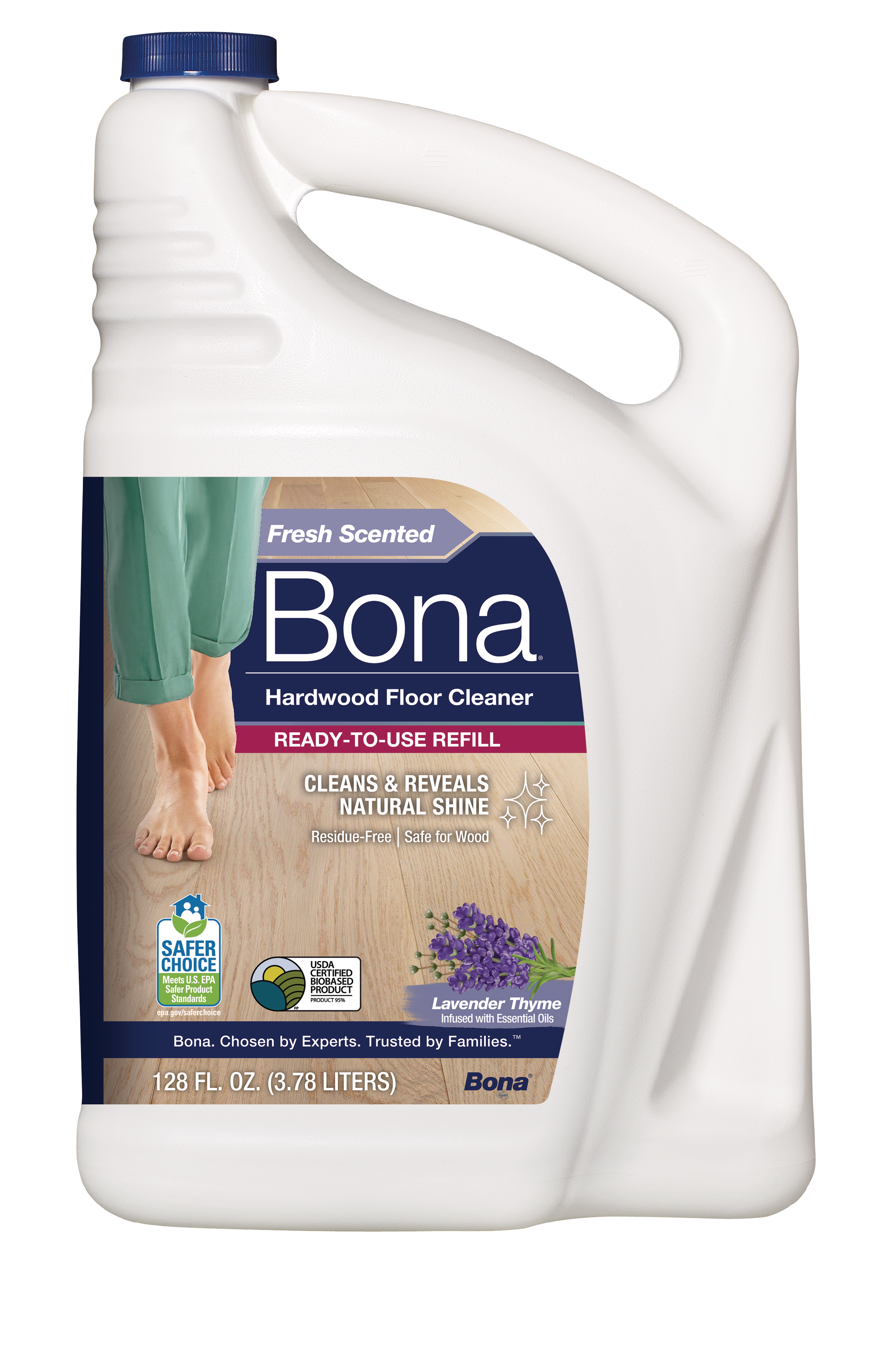 Bona Hardwood Floor Cleaner Refill, Lavender Thyme Scent
