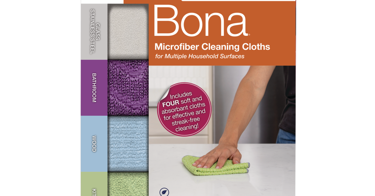 Bona Microfiber Cleaning Cloths for Multiple Household Surfaces (AX0003627)