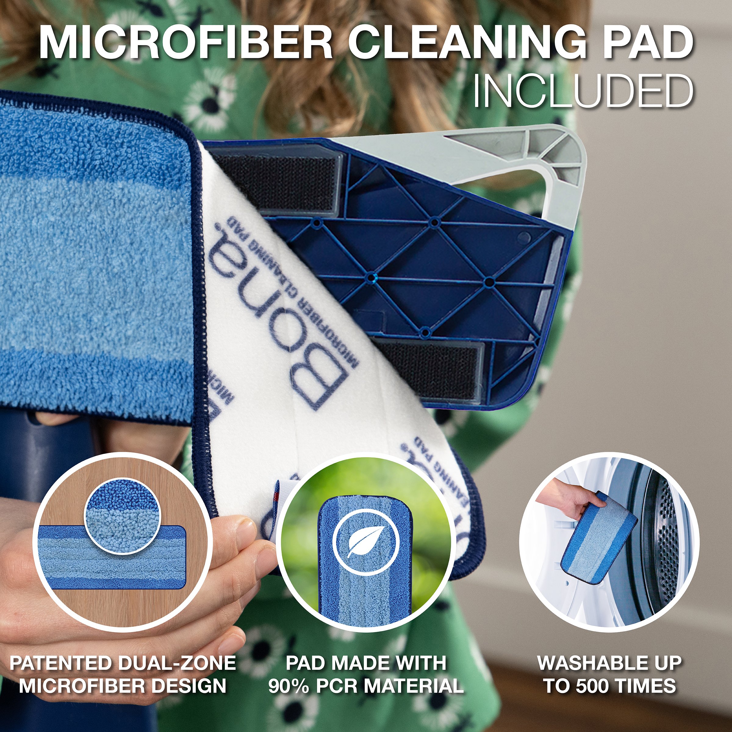 Bona ® Premium Microfiber Mop for Multi-Surface Floors - Safe
