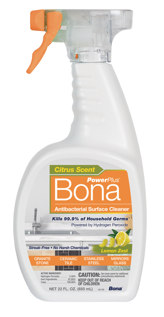 Bona PowerPlus Antibacterial Surface Cleaner in Lemon Zest Scent
