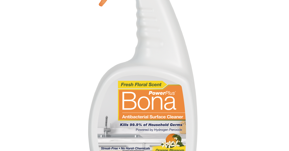 Bona PowerPlus Antibacterial Surface Cleaner in Orange Blossom Scent