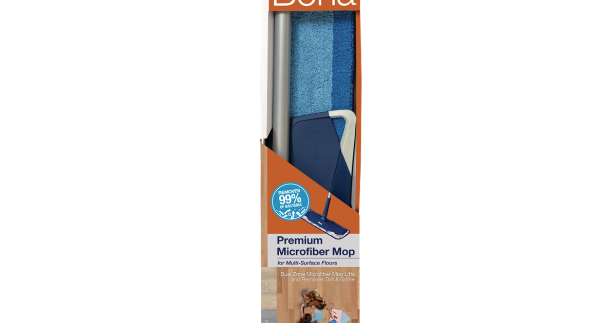 BONA Pack balai microfibre BONA Spray mop pour parquet vitrifié ENTRETIEN