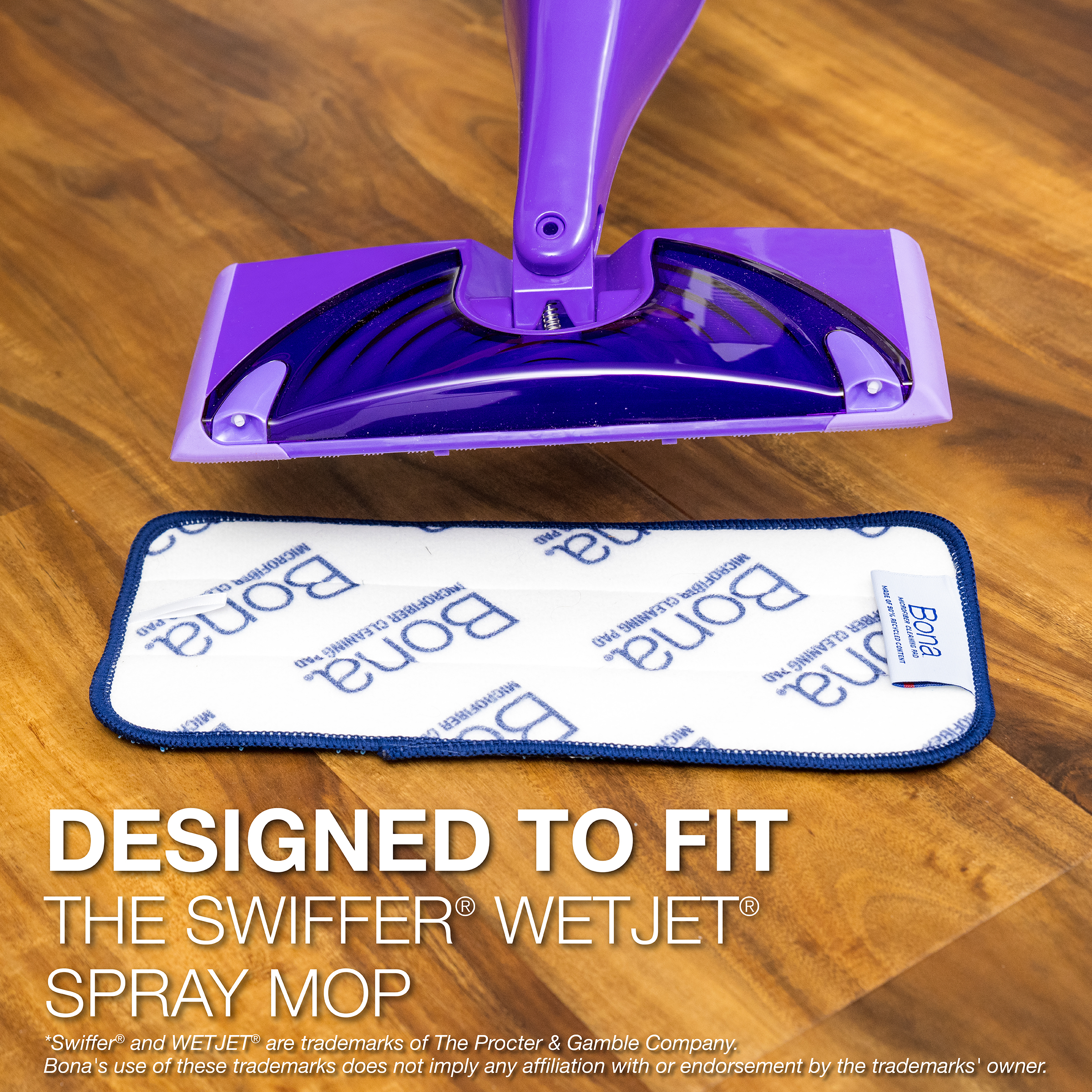 Bona Microfiber Cleaning Pads for use with Swiffer® WETJET® Spray