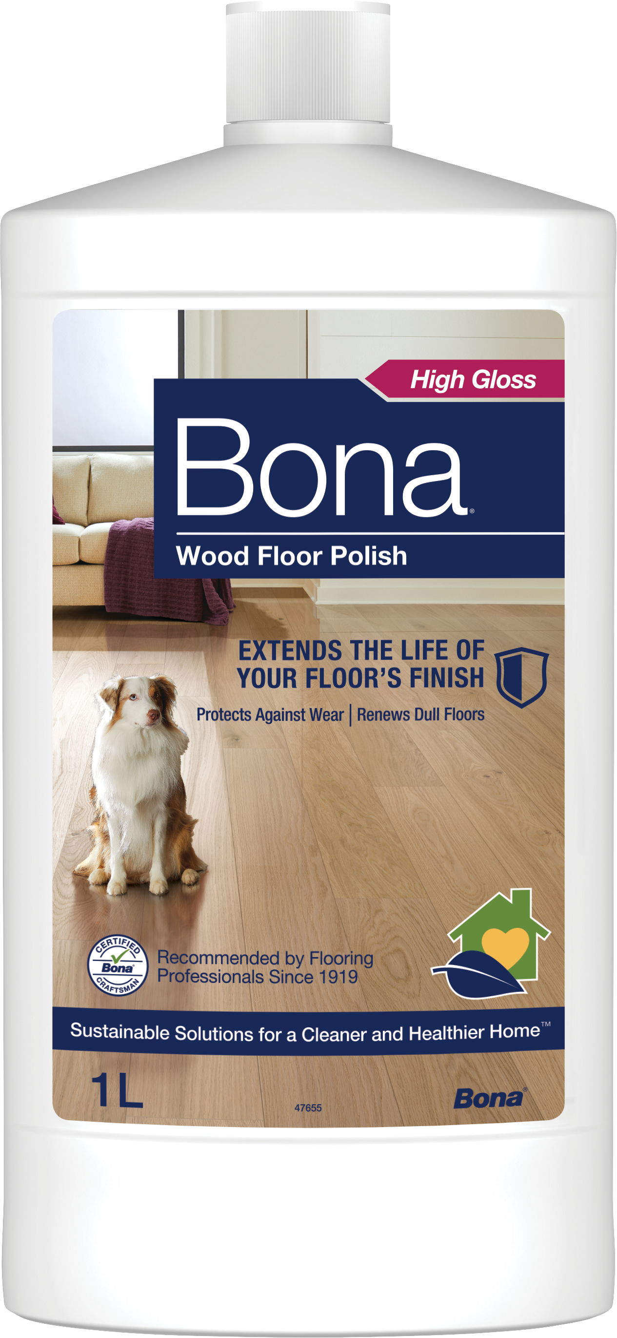 Bona Wood Floor Polish Gloss WP511013011 Bona