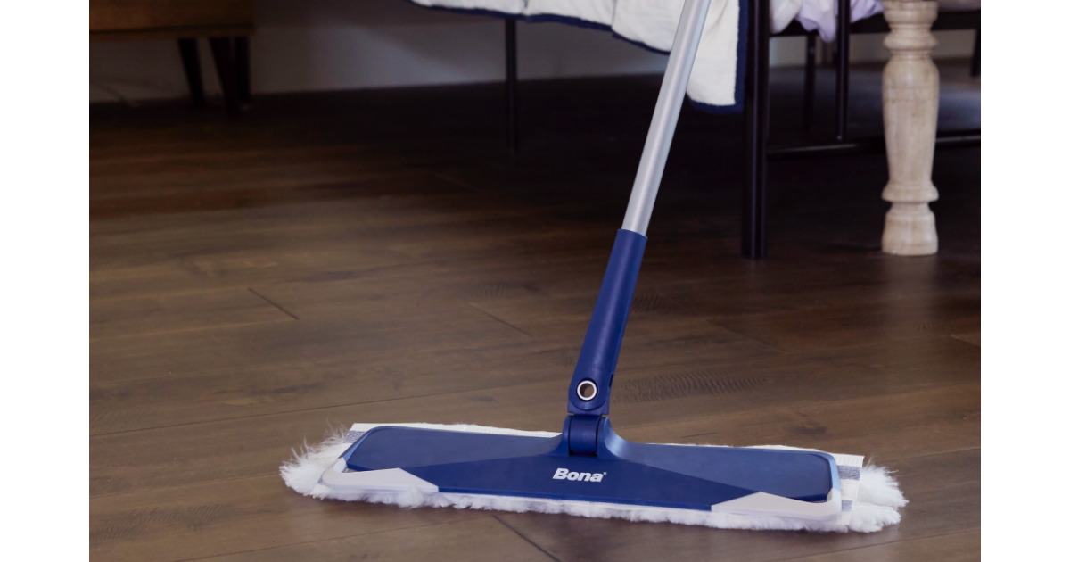 Dust floors fast with Bona Microfiber Pads