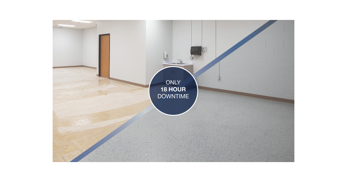 Resilient Flooring Cost and Time Savings