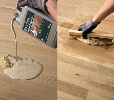 How To Sand A Wood Floor Bona Com, Filling Gaps In Old Hardwood Floors